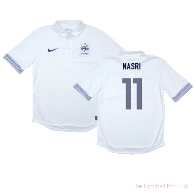 France 2012-13 Away Shirt (Excellent) (Nasri 11)-unisoccer store